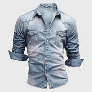 PHILIP™ | Chemise en jean coupe ajustée
