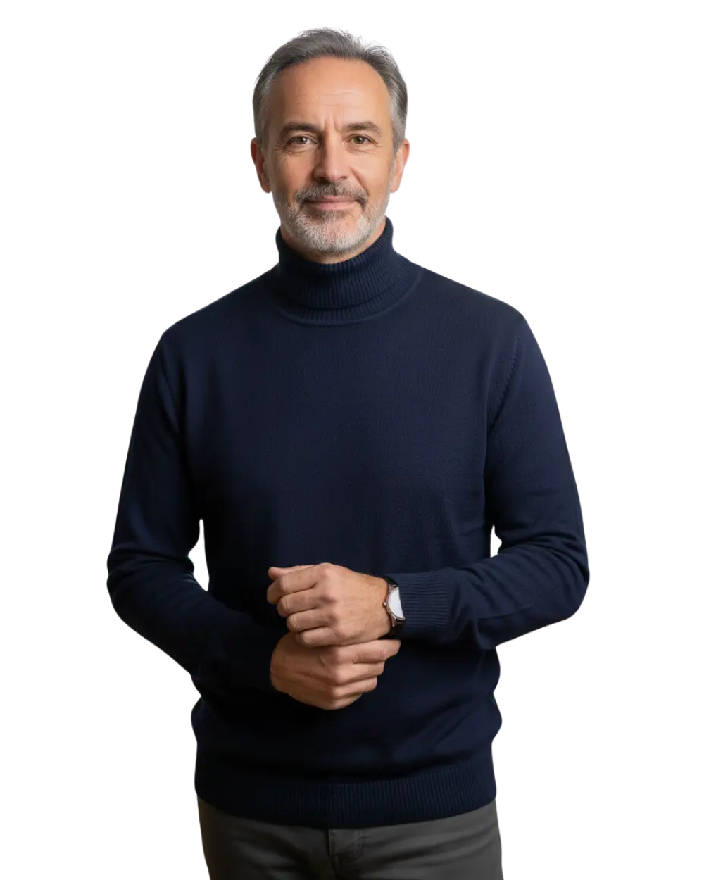 PHILIP | PULL À COL ROULE ET MANCHES LONGUES POUR HOMMES