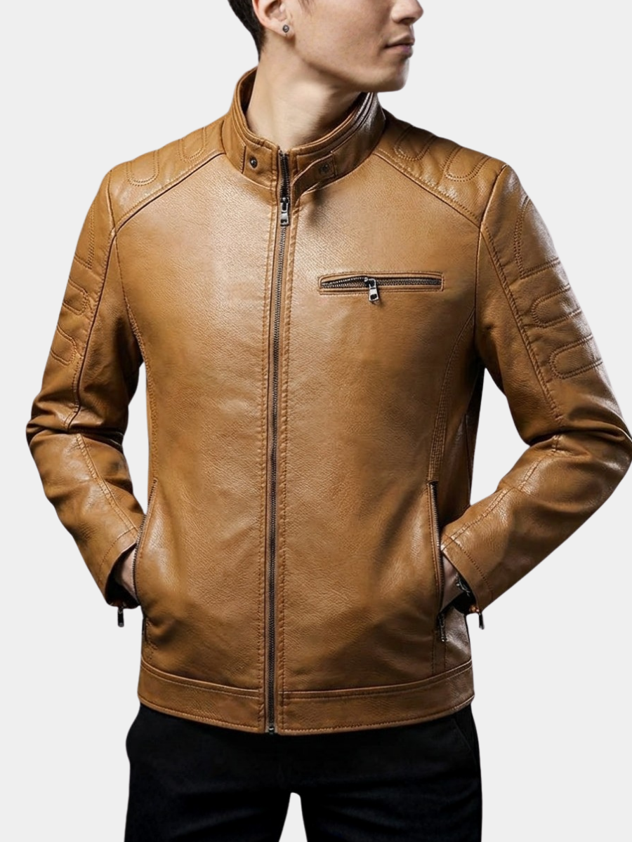 PHILIP™ | Veste zippée pour homme, style moto