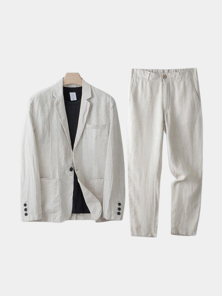 PHILIP™ | Costume en lin et coton pour homme
