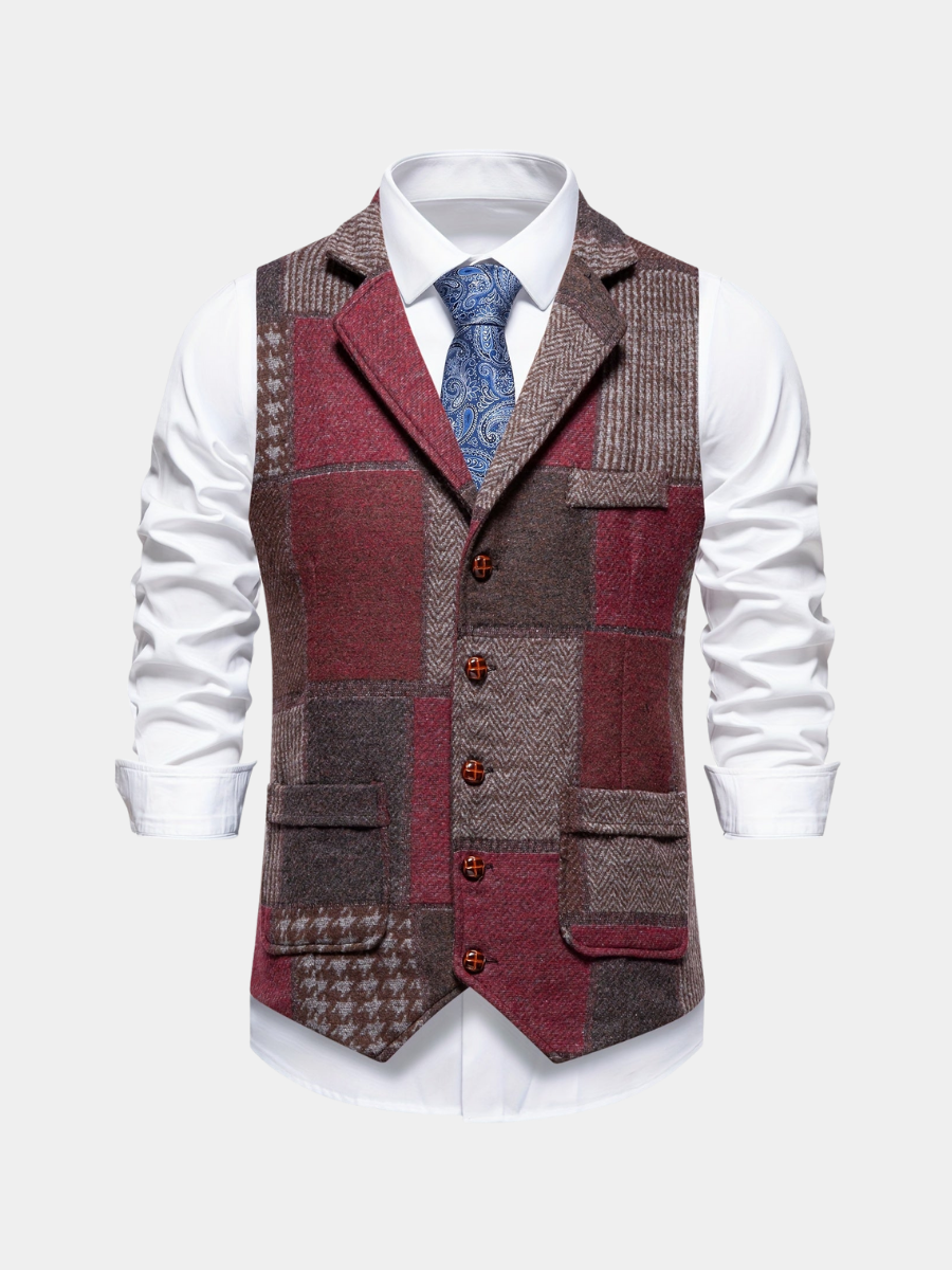 PHILIP | GILET DE TWEED CHIC POUR HOMMES
