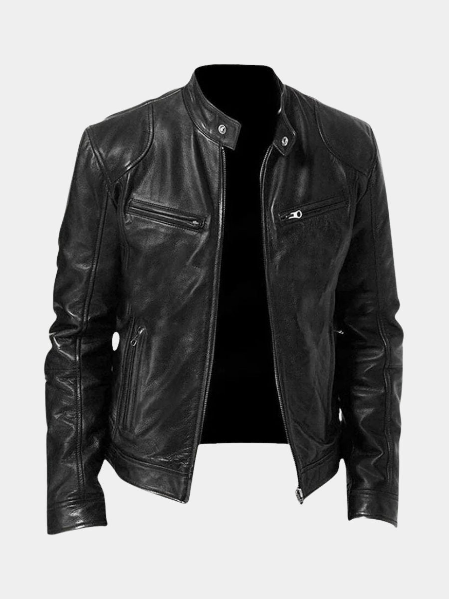 PHILIP | VESTE EN CUIR ÉLÉGANTE