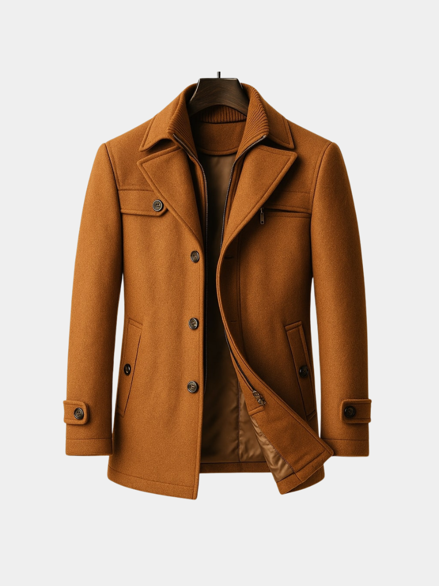PHILIP | MANTEAU EN LAINE LONGUE POUR HOMMES
