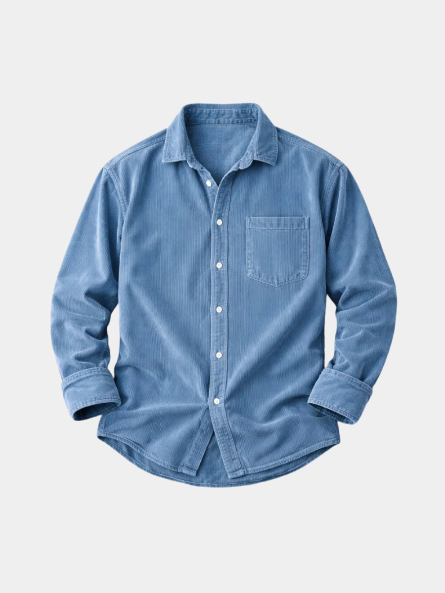 PHILIP | CHEMISE CLASSIQUE ET ÉLÉGANTE EN VELOURS COURRU
