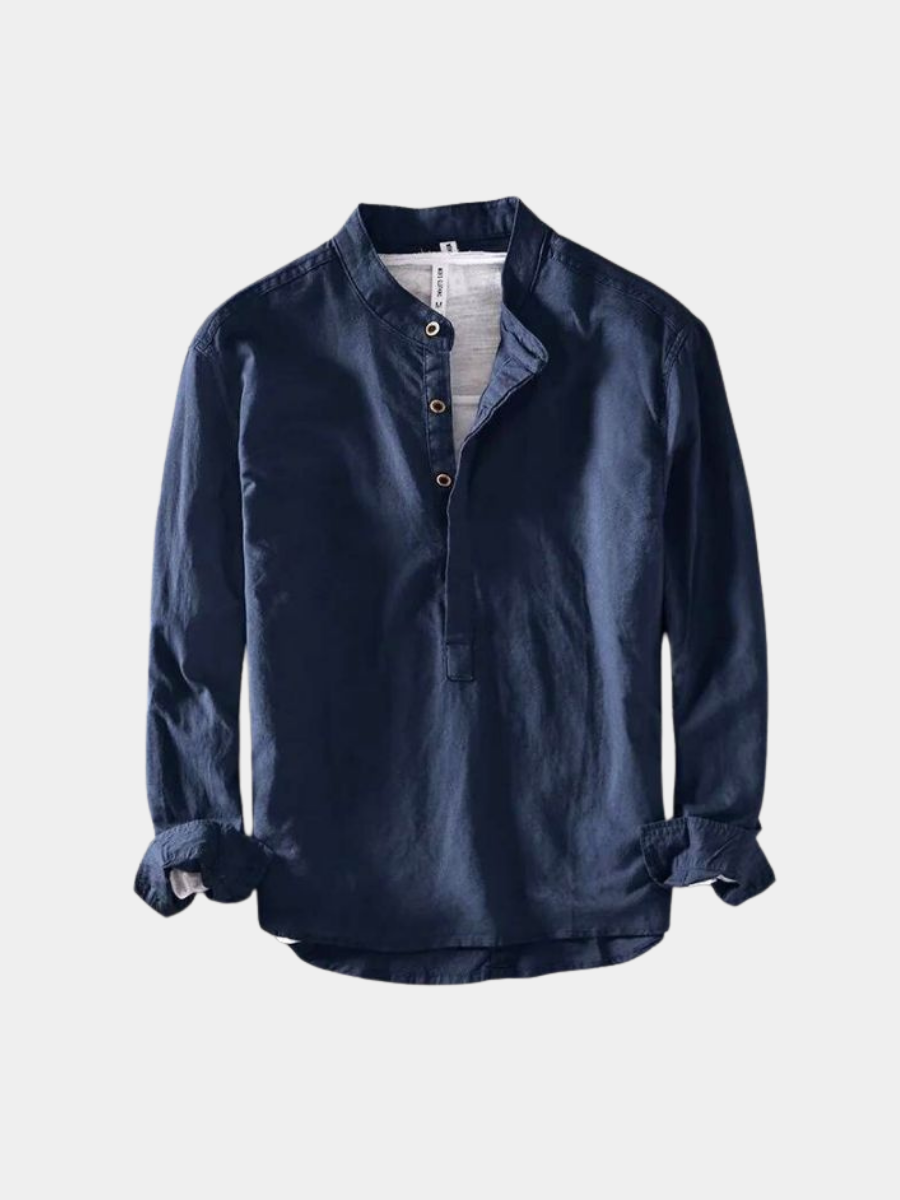PHILIP | CHEMISE EN LIN MINIMALISTE