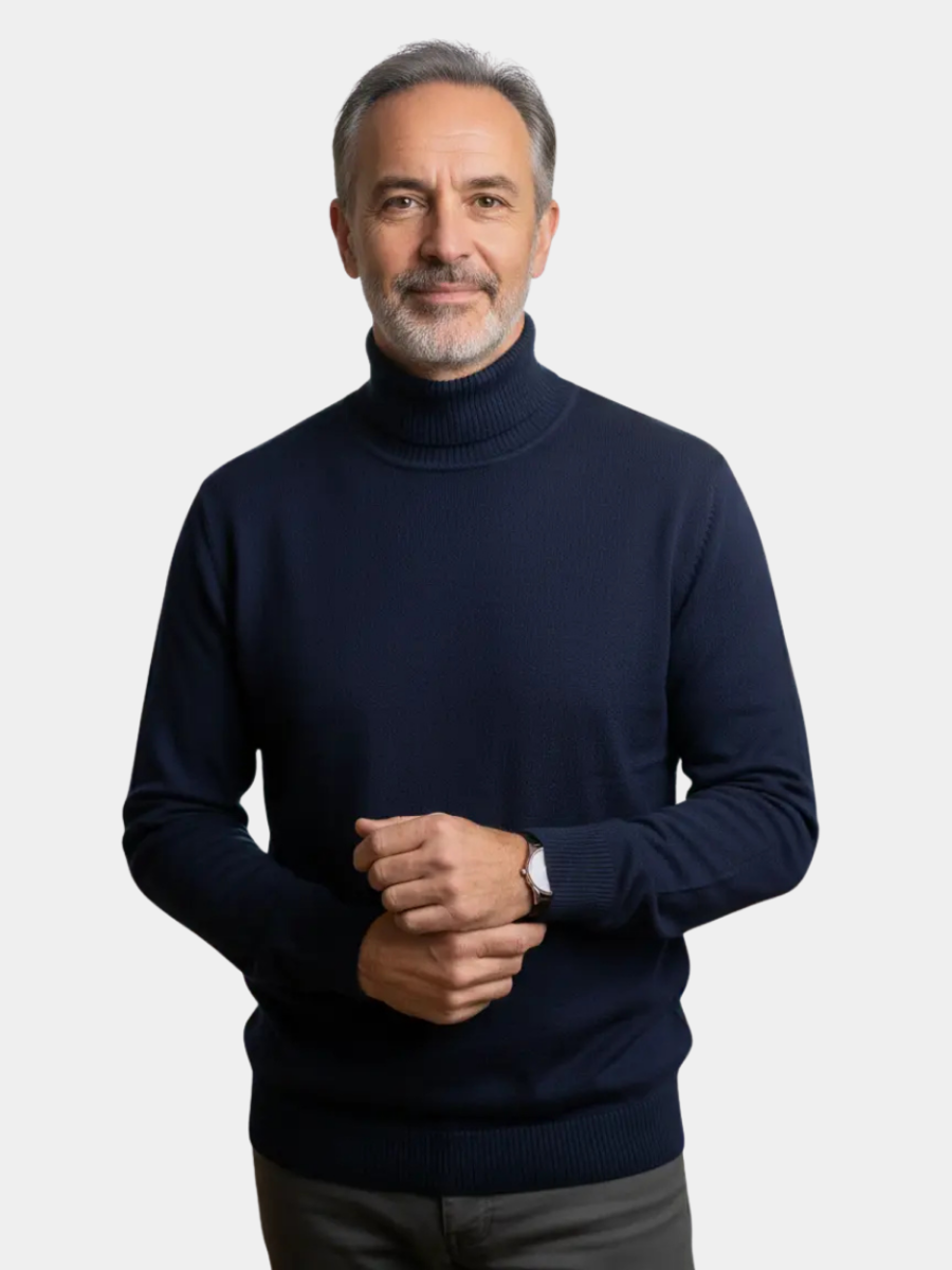 PHILIP | PULL À COL ROULE ET MANCHES LONGUES POUR HOMMES