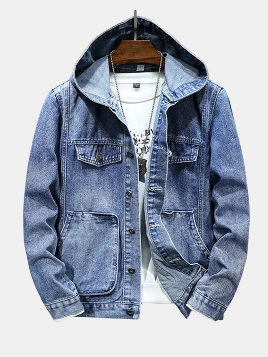 PHILIP | SWEAT À CAPUCHE EN JEAN RÉTRO