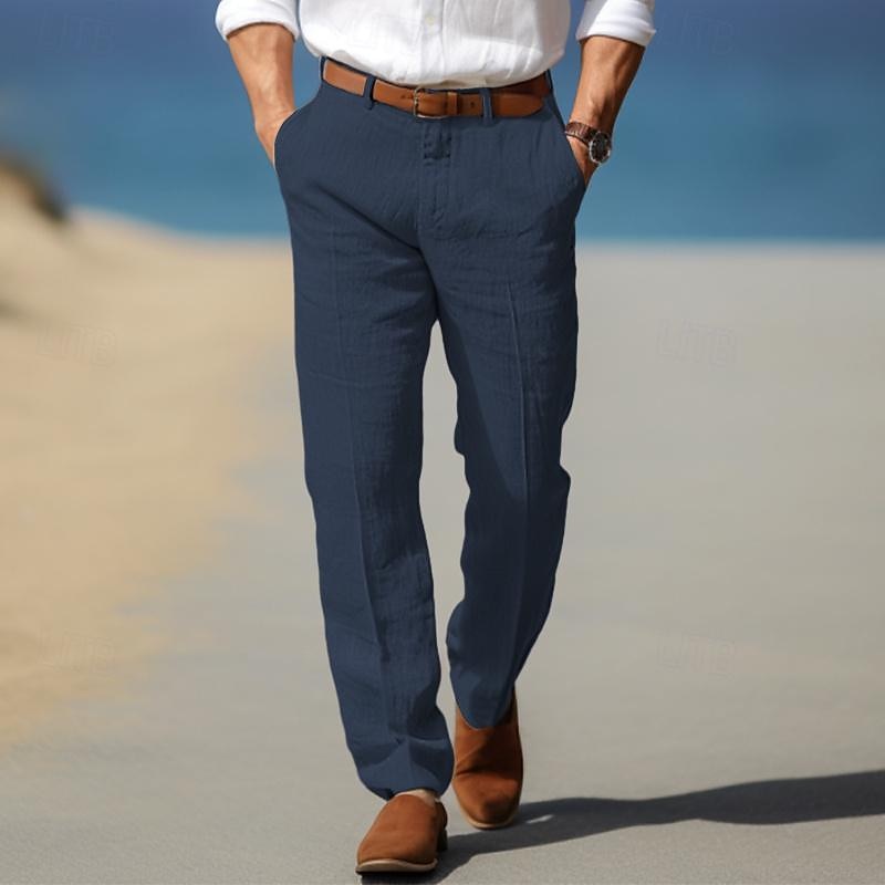 PHILIP | PANTALONS EN LIN DE HAUTE QUALITÉ