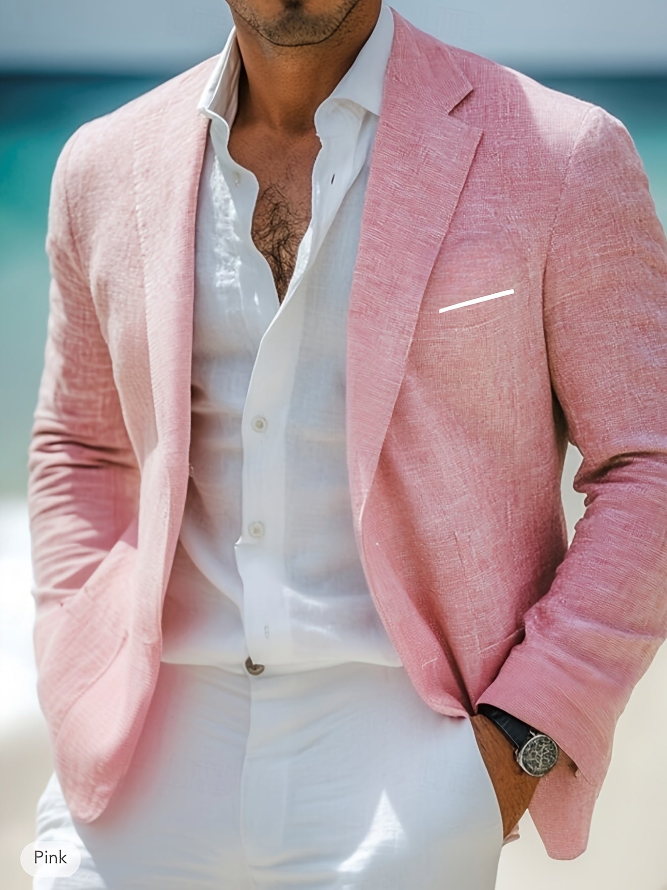 PHILIP™ | Blazer en coton à un bouton pour homme