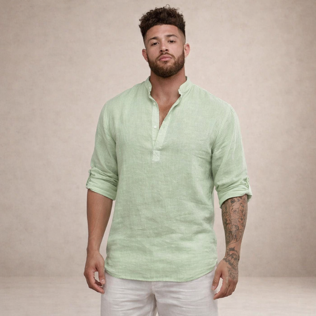 PHILIP™ | Chemise à col montant
