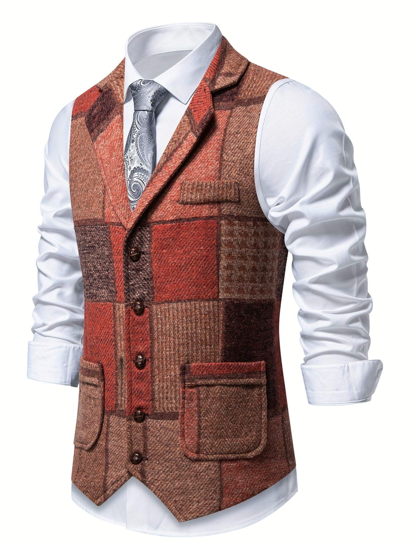 PHILIP | GILET DE TWEED CHIC POUR HOMMES