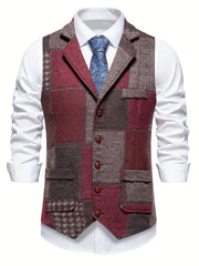 PHILIP | GILET DE TWEED CHIC POUR HOMMES