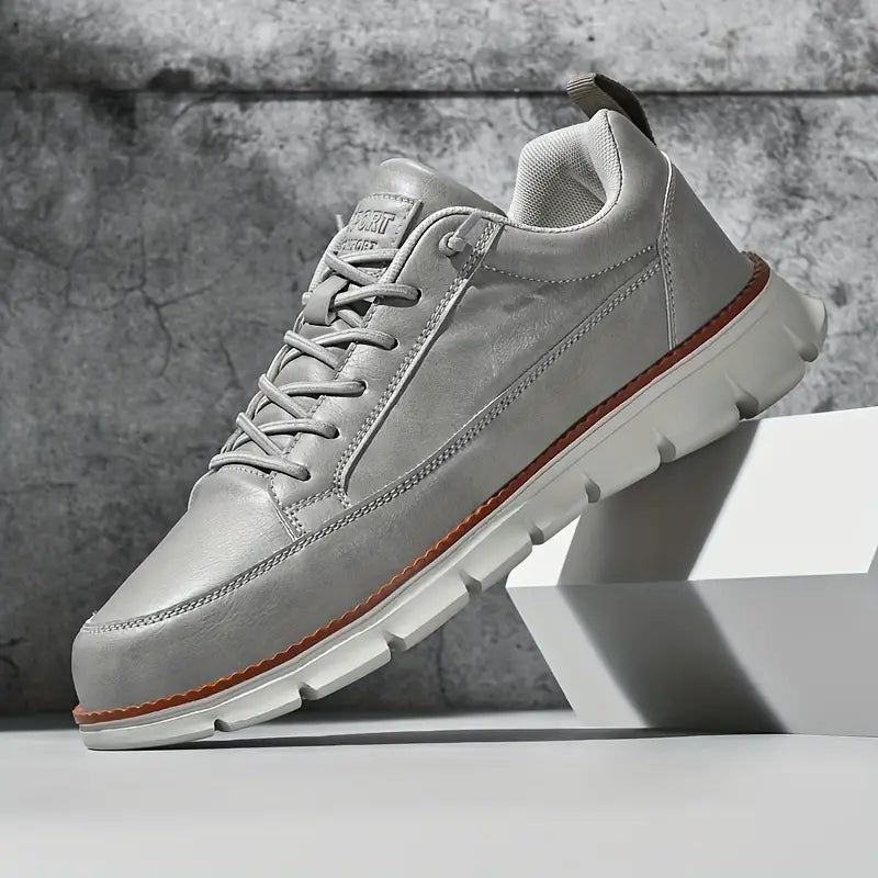 PHILIP™ | Baskets de marche en cuir rembourrées pour homme