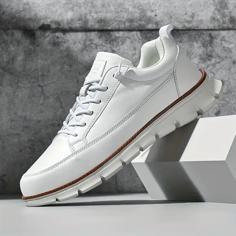 PHILIP™ | Baskets de marche en cuir rembourrées pour homme