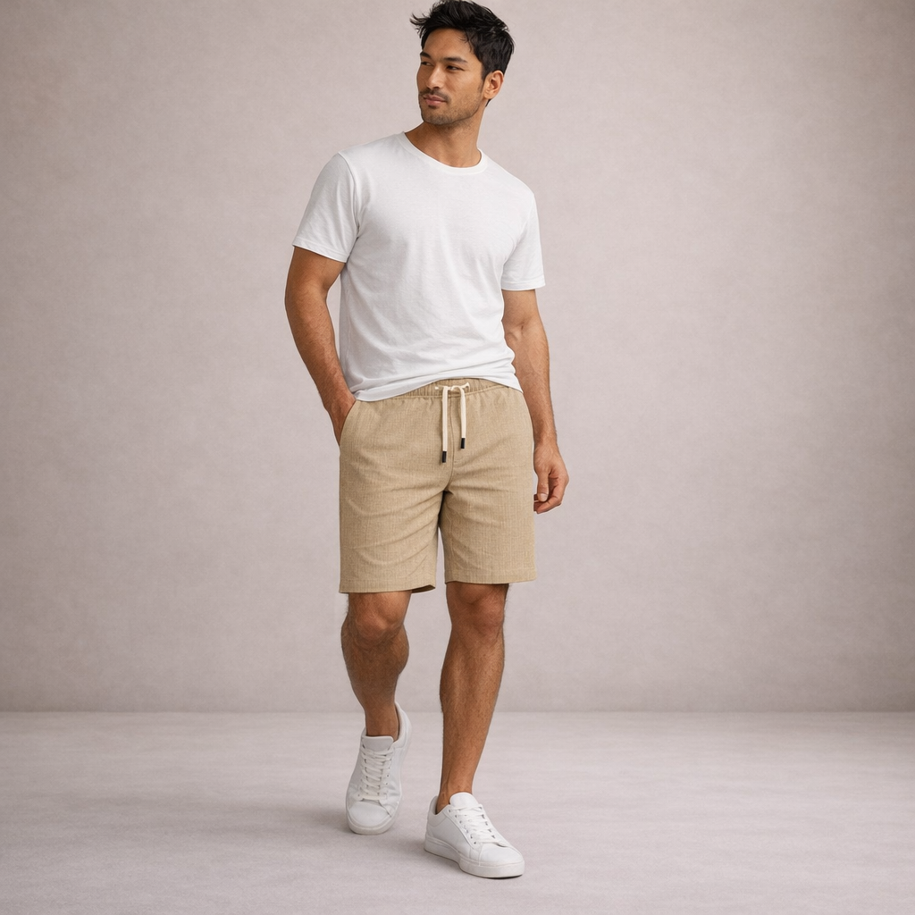 PHILIP™ | Short décontracté en lin
