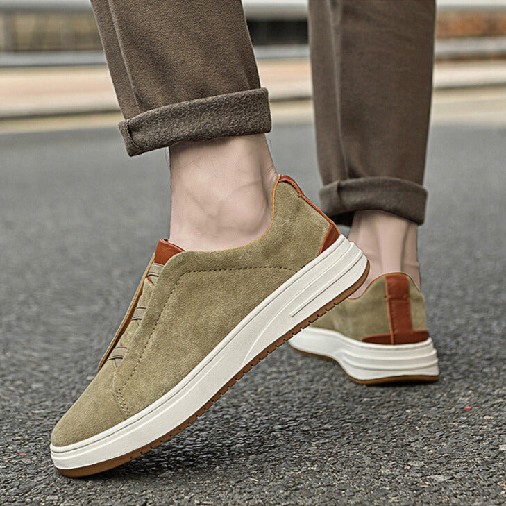 PHILIP | CHAUSSURES SANS LACETS EN DAIM POUR HOMMES