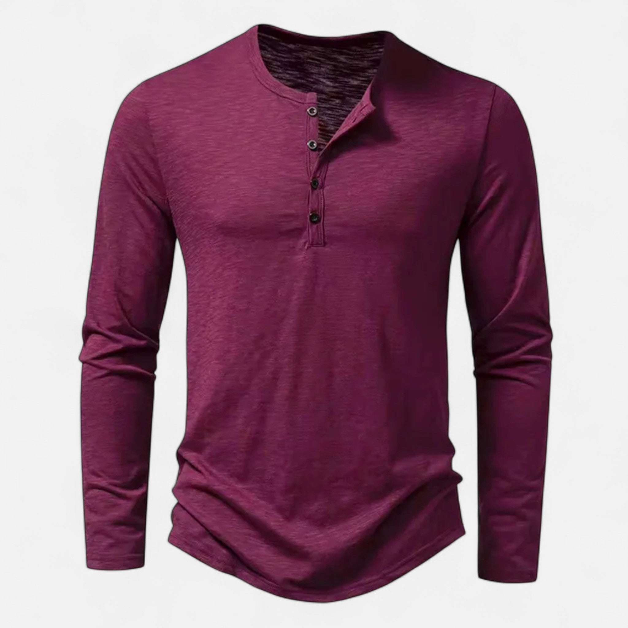 PHILIP™ | T-shirt à manches longues en coton pour homme