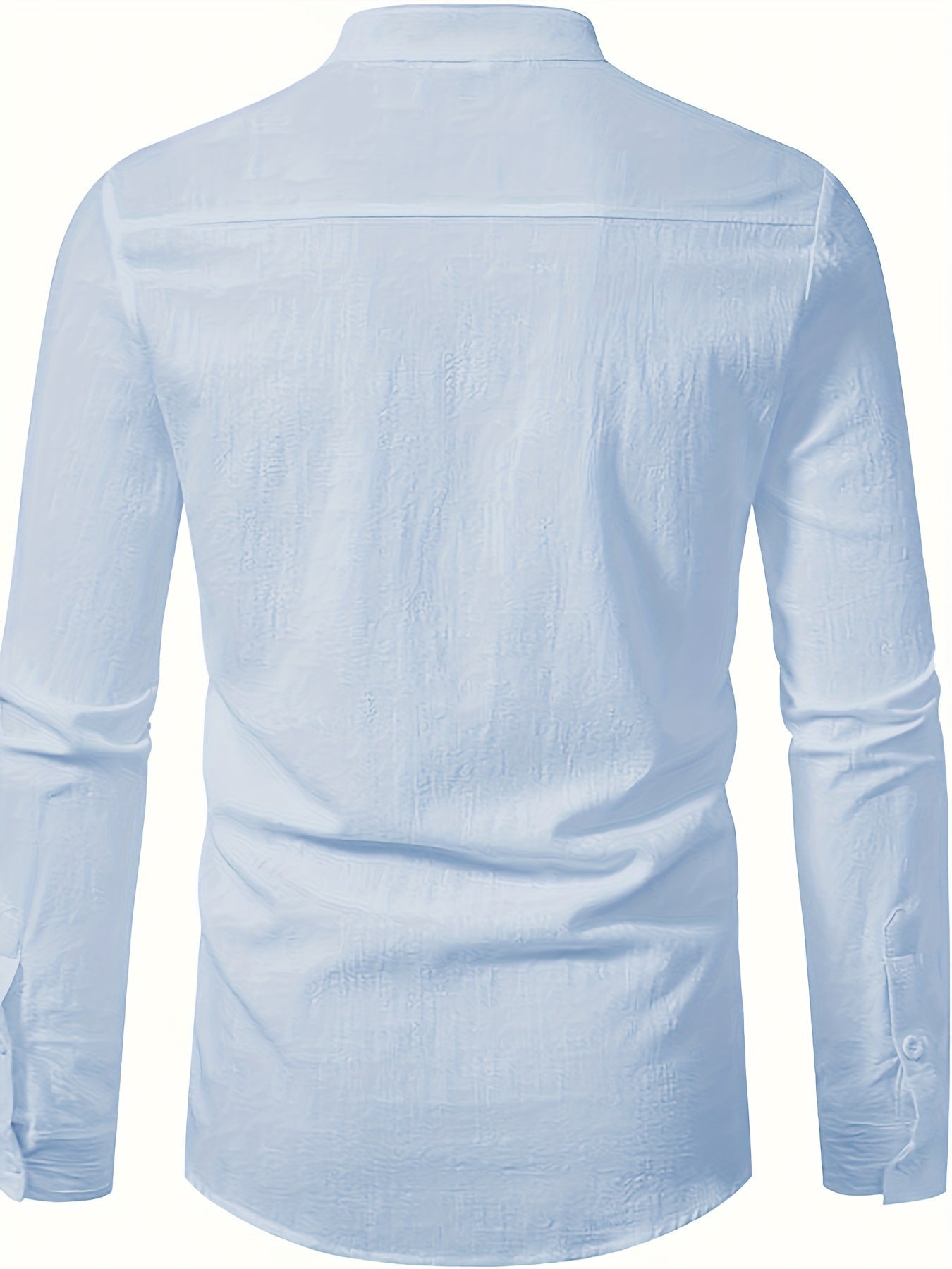 PHILIP™ | Chemise popover en coton et lin pour homme