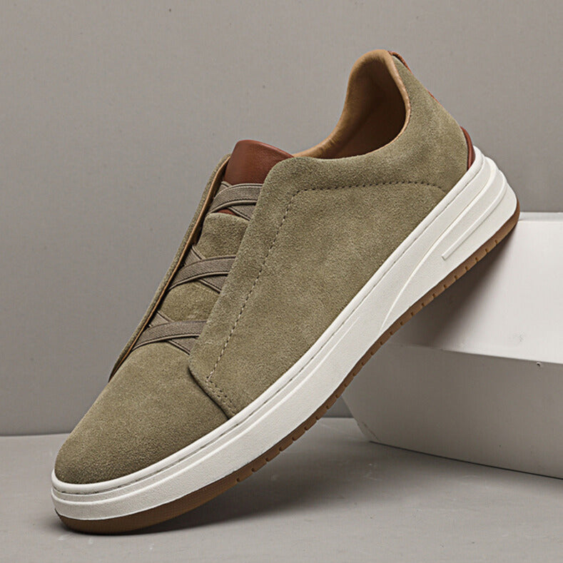 PHILIP | CHAUSSURES SANS LACETS EN DAIM POUR HOMMES
