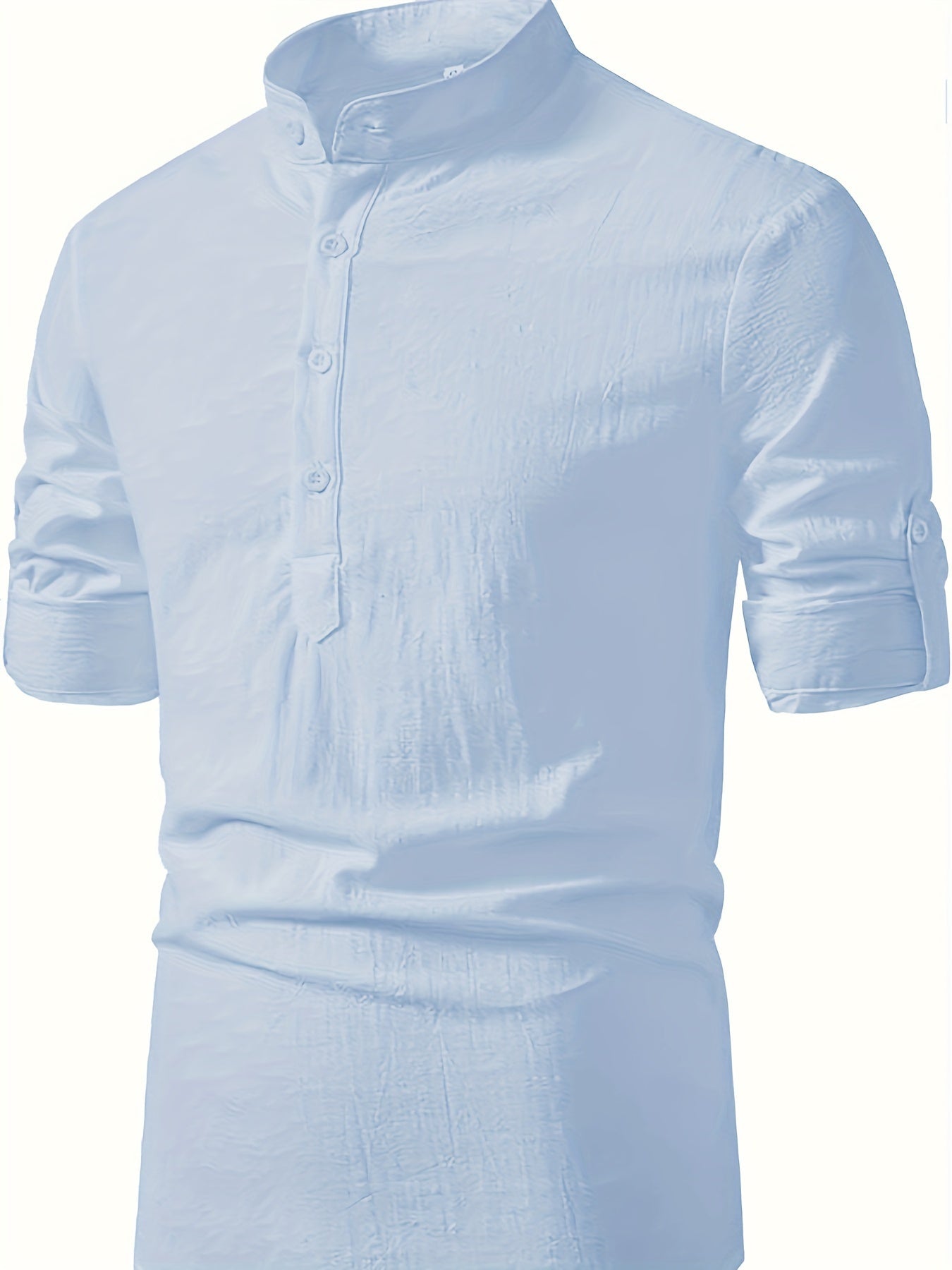PHILIP™ | Chemise popover en coton et lin pour homme