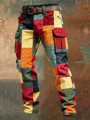 PHILIP | PANTALON CARGO EN PATCHWORK