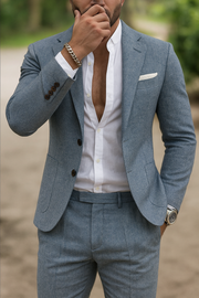 PHILIP™ | Costume slim pour homme, effet lin