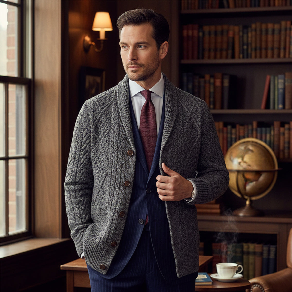 PHILIP™ | Cardigan boutonné sur le devant