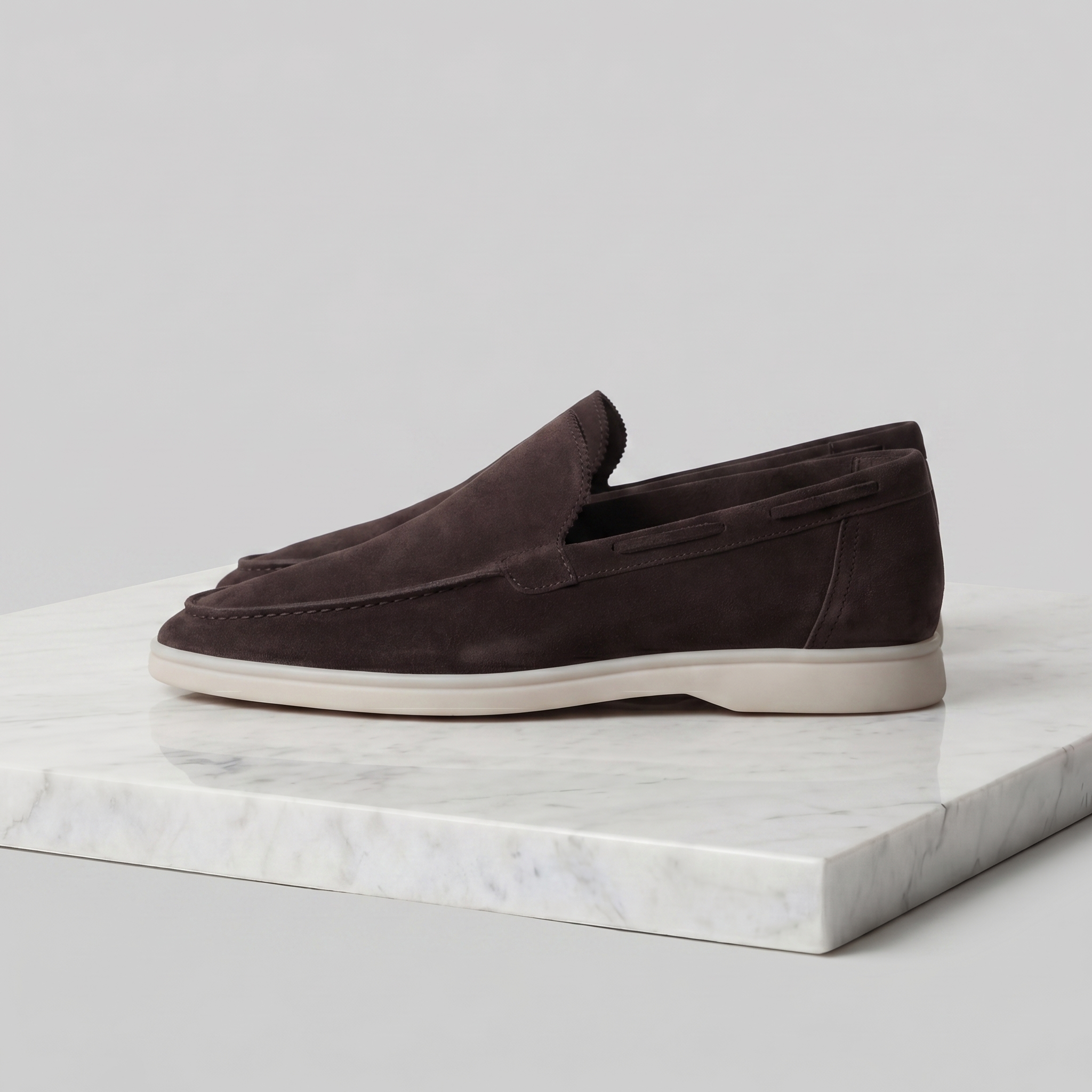 PHILIP™ | Mocassins en cuir brossé