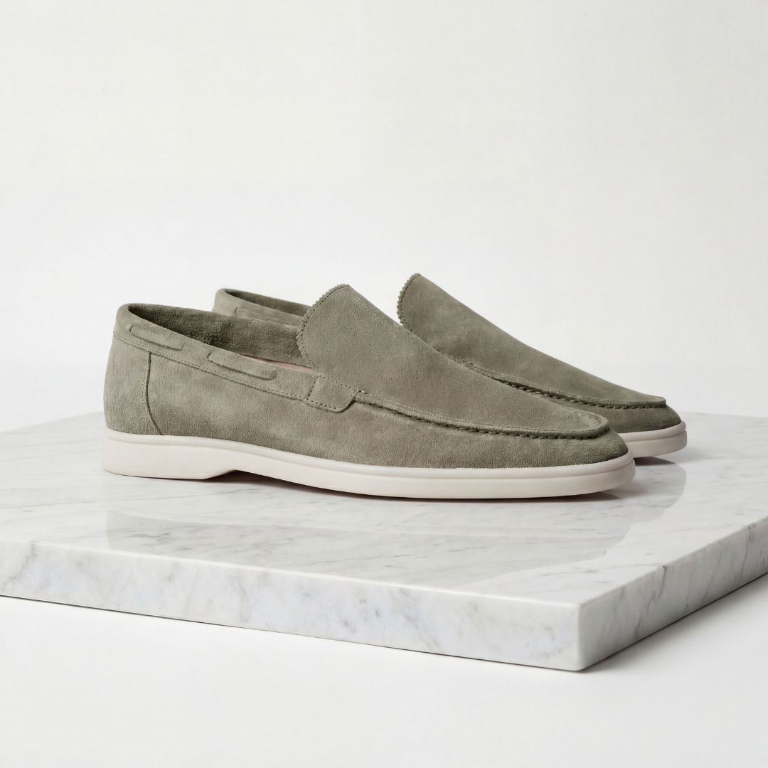 PHILIP™ | Mocassins en cuir brossé