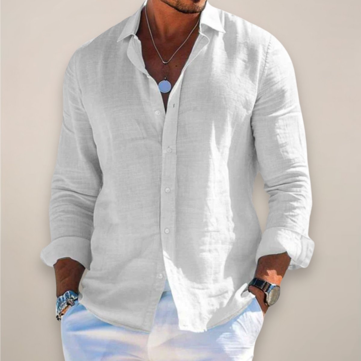 PHILIP™ | Chemise à boutons pour homme, coupe classique