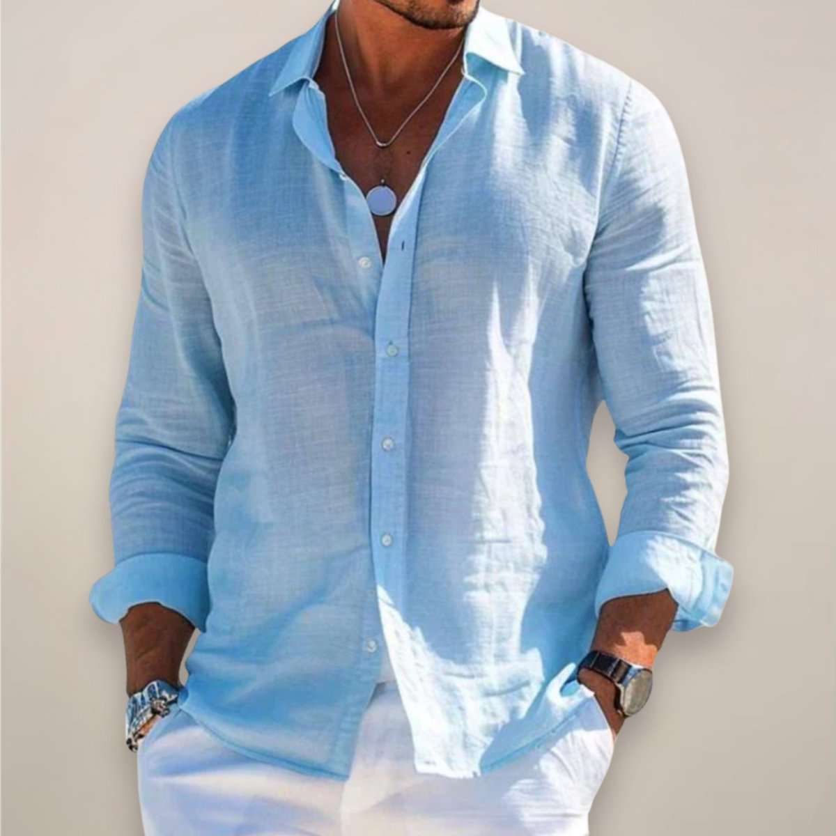PHILIP™ | Chemise à boutons pour homme, coupe classique