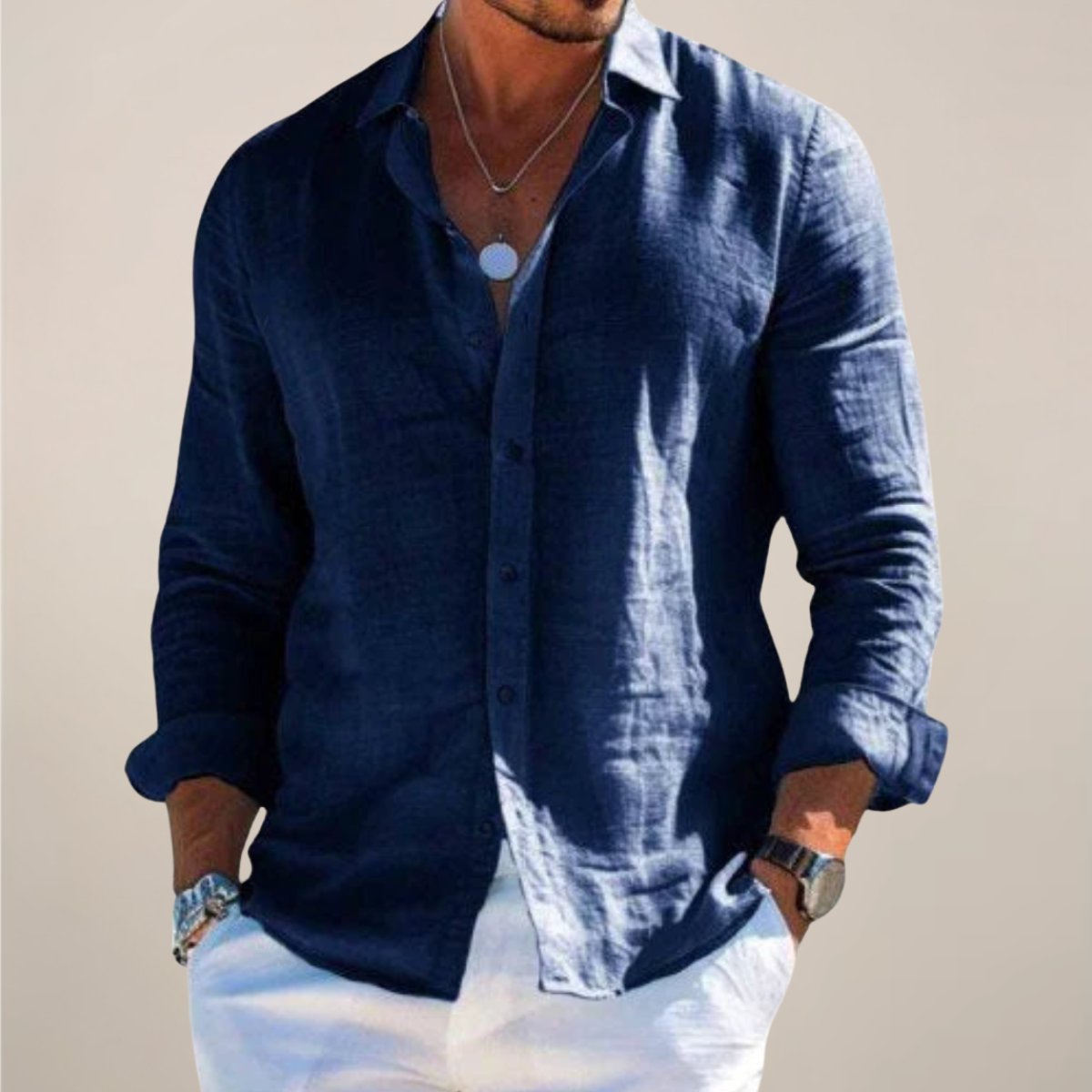 PHILIP™ | Chemise à boutons pour homme, coupe classique