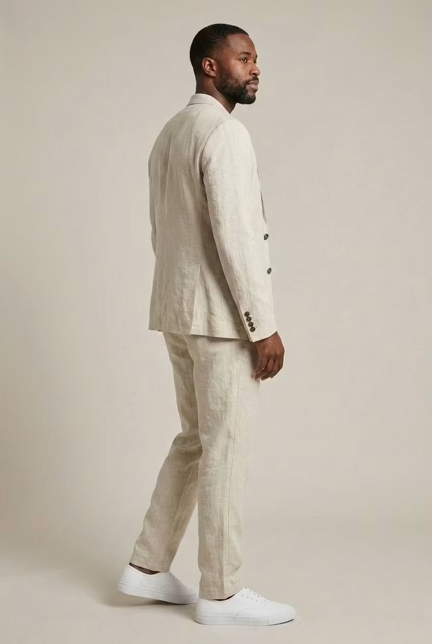 PHILIP™ | Costume pour homme en acétate et lin