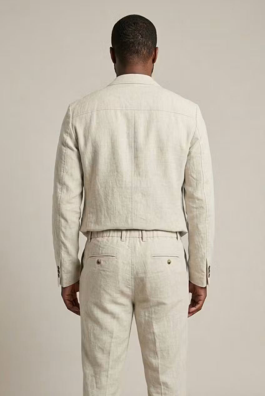 PHILIP™ | Costume pour homme en acétate et lin