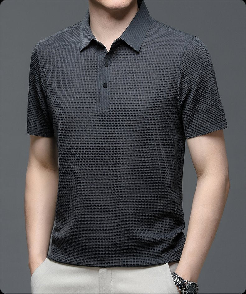 PHILIP™ | Polo en maille pour homme avec patte de boutonnage