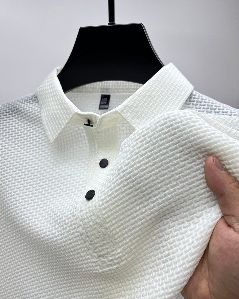 PHILIP™ | Polo en maille pour homme avec patte de boutonnage