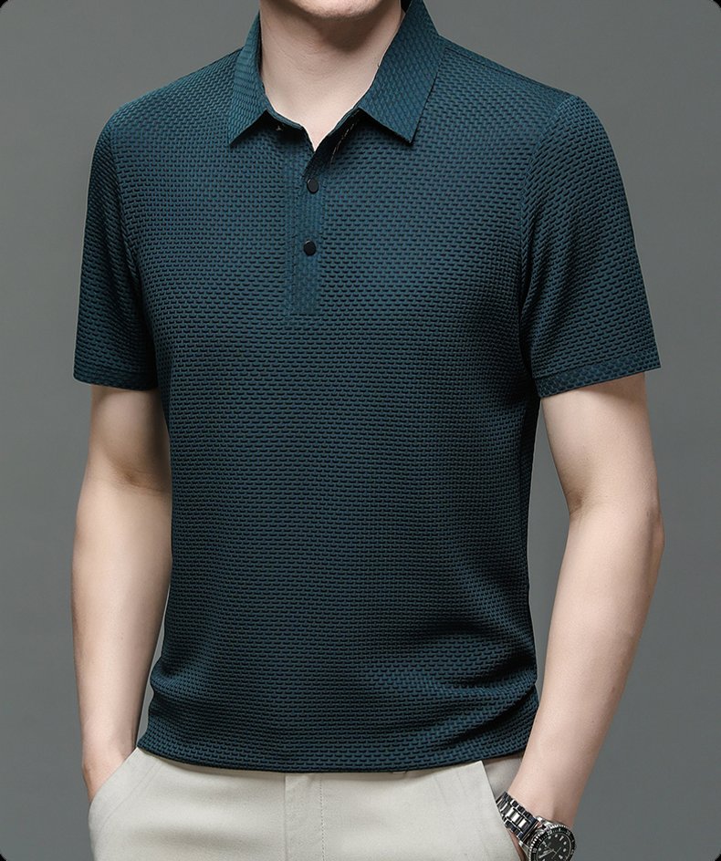 PHILIP™ | Polo en maille pour homme avec patte de boutonnage