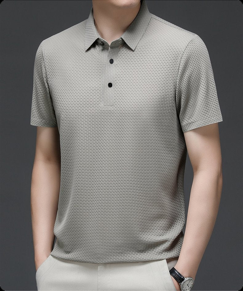 PHILIP™ | Polo en maille pour homme avec patte de boutonnage