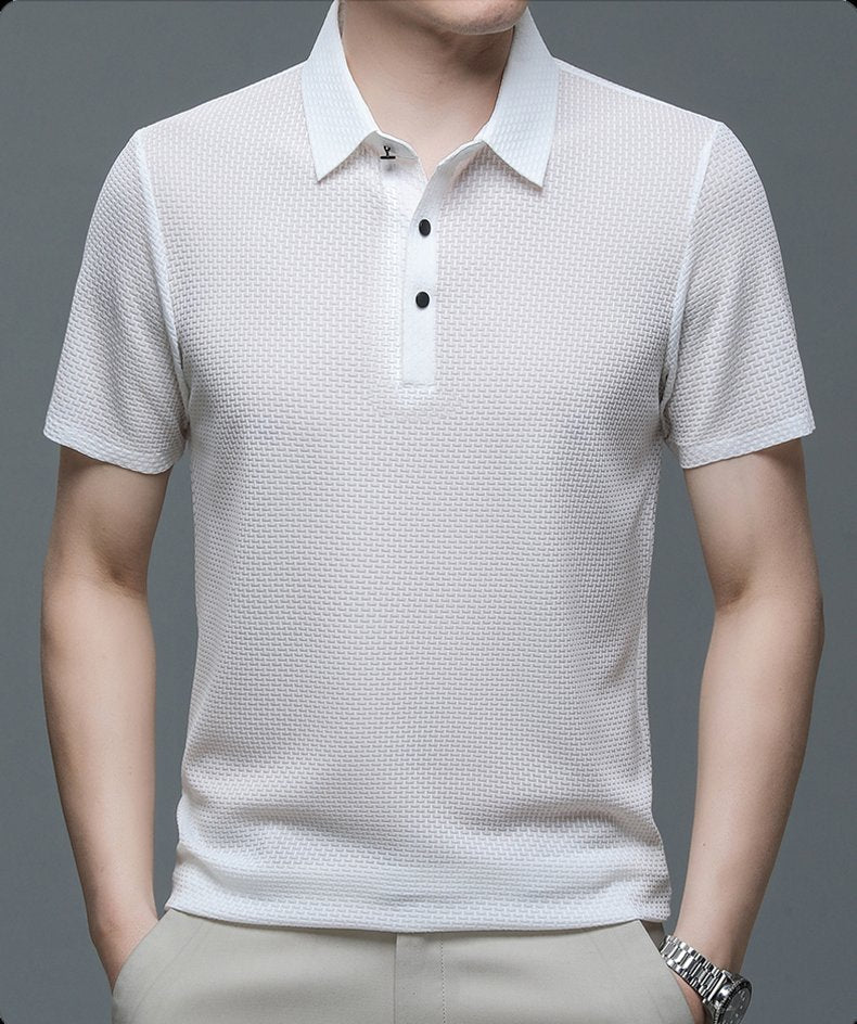 PHILIP™ | Polo en maille pour homme avec patte de boutonnage