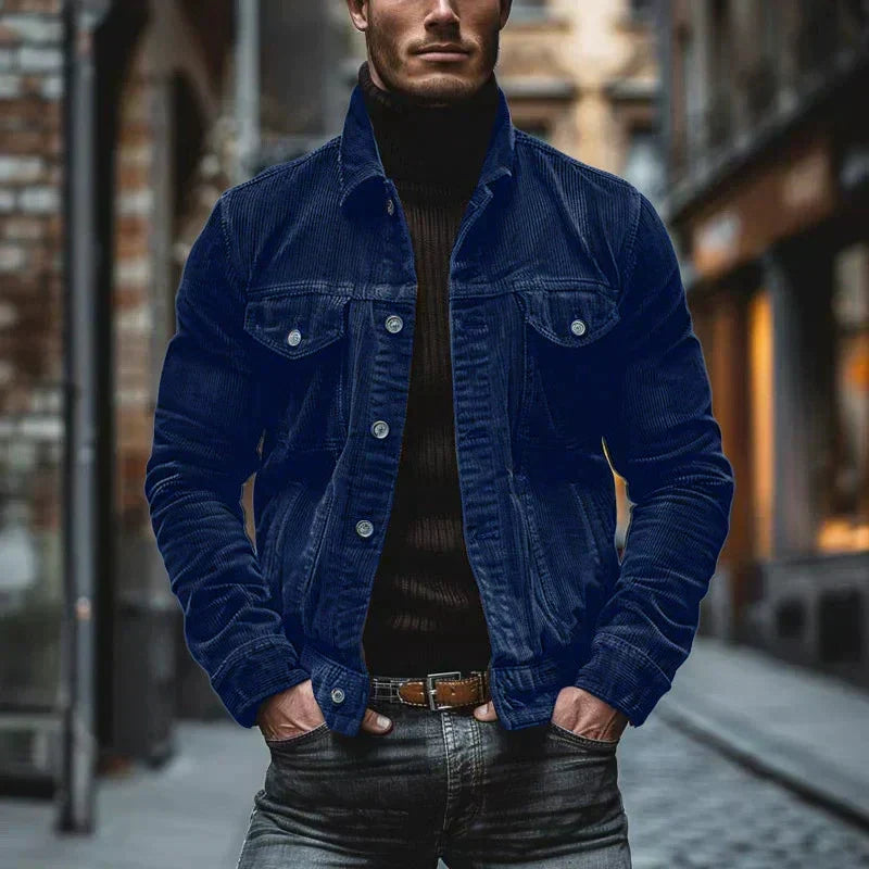 PHILIP | VESTE RÉTRO EN VELOURS COPRÉ