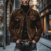 PHILIP | VESTE RÉTRO EN VELOURS COPRÉ