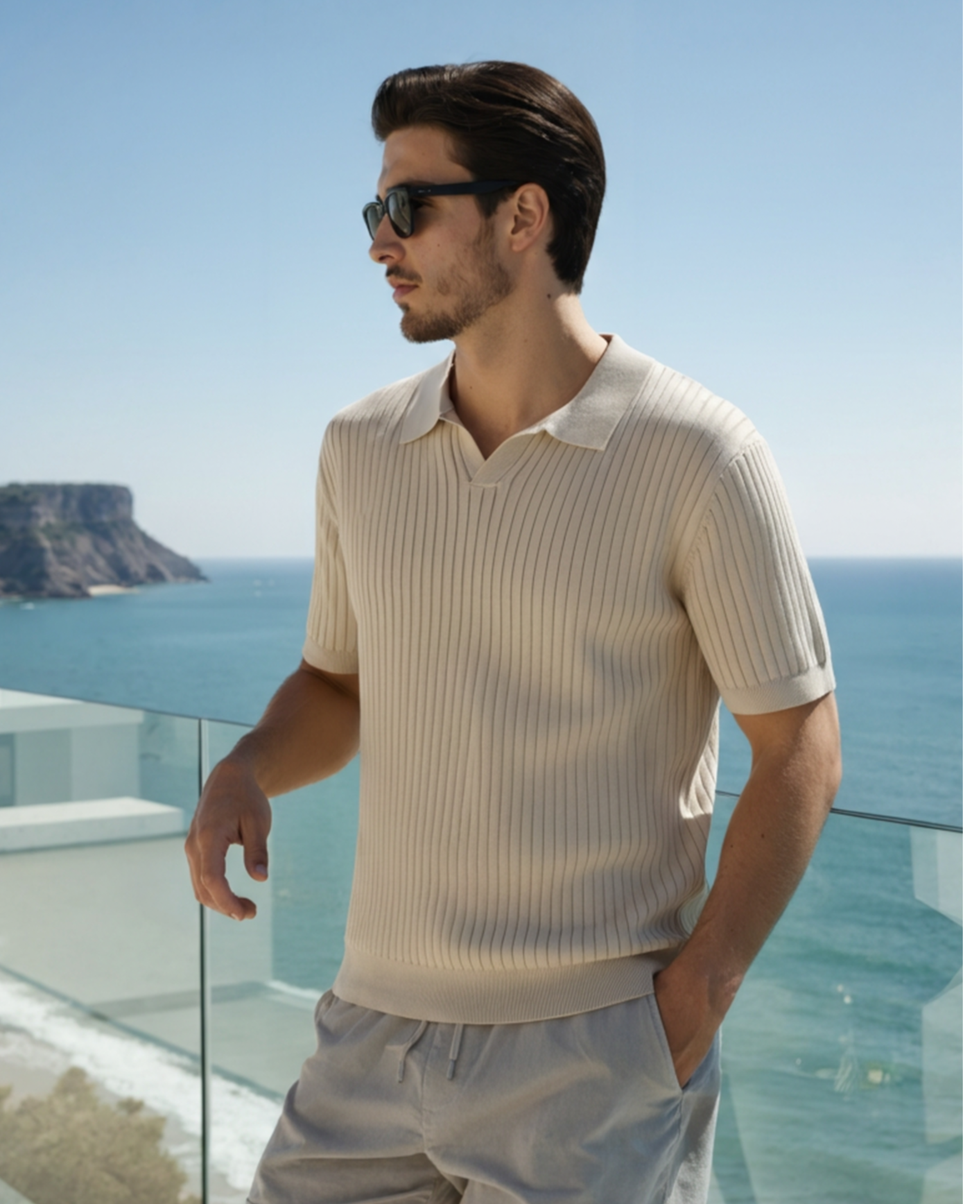 PHILIP | POLO À COUTURES COULISSÉES PREMIUM