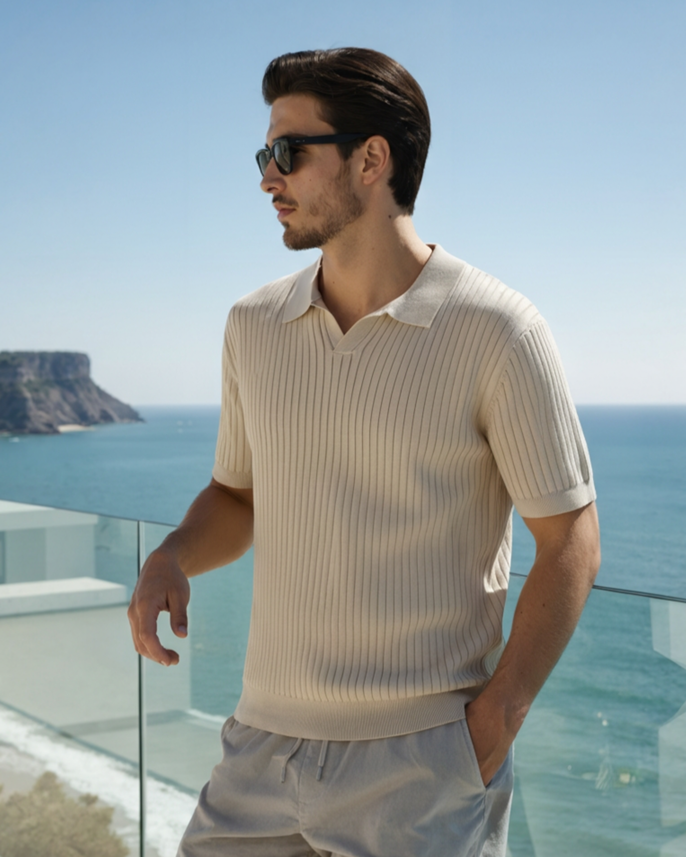PHILIP | POLO À COUTURES COULISSÉES PREMIUM