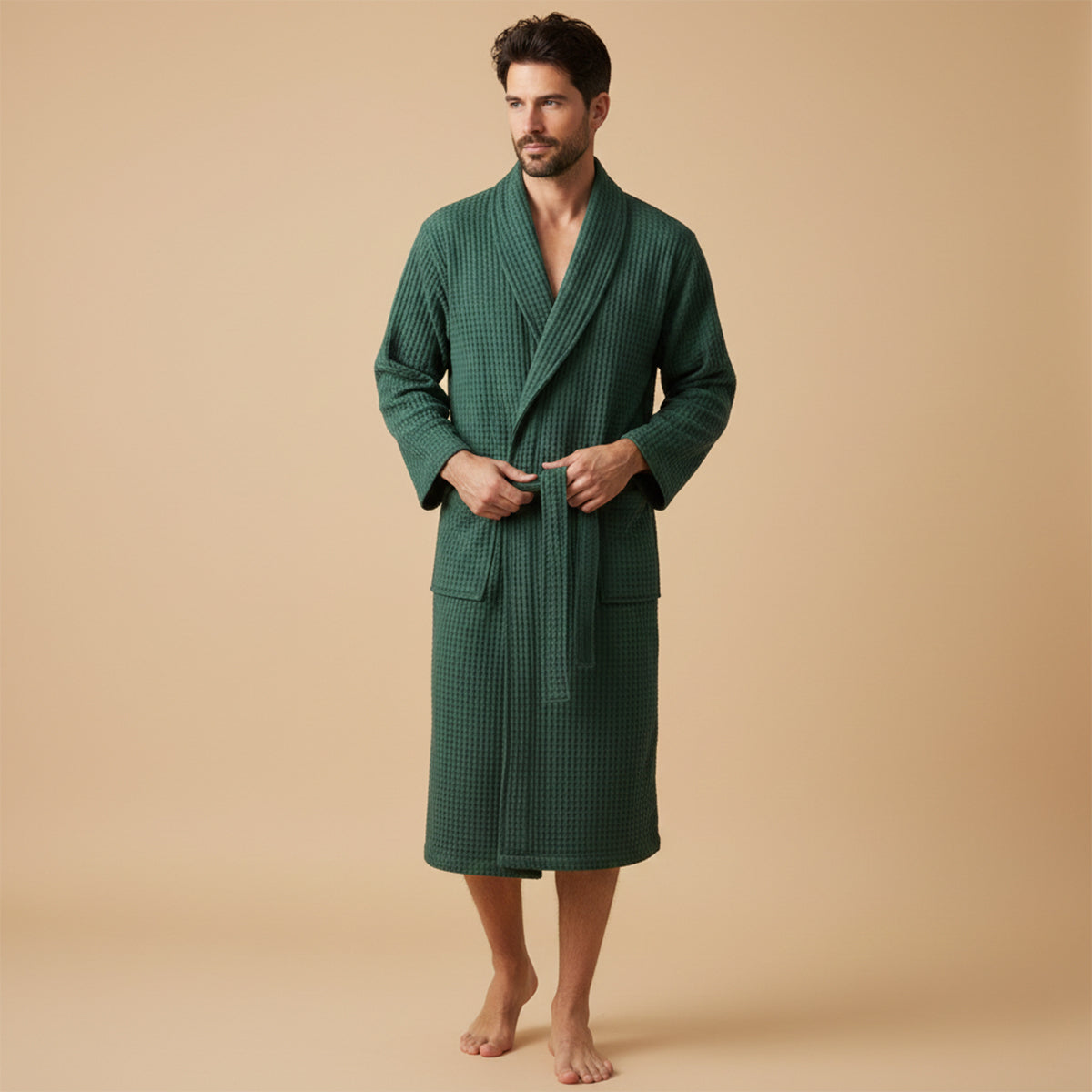 PHILIP™ | Peignoir en tissu gaufré