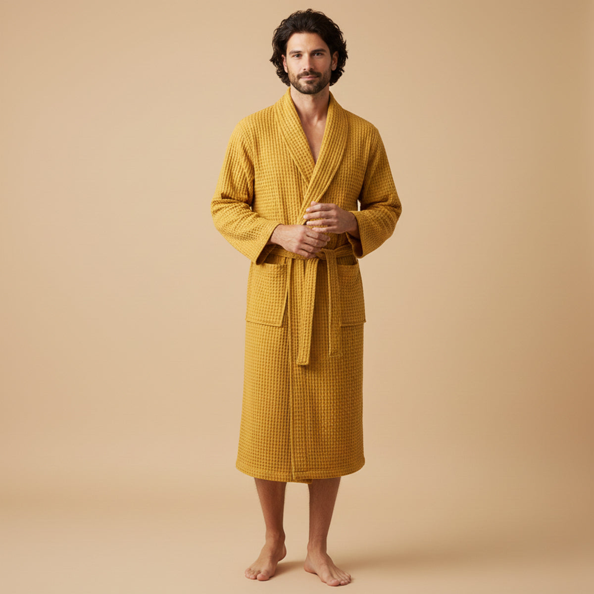 PHILIP™ | Peignoir en tissu gaufré