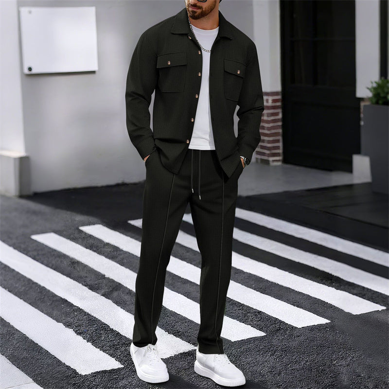 PHILIP™ | Ensemble texturé en maille gaufrée pour homme