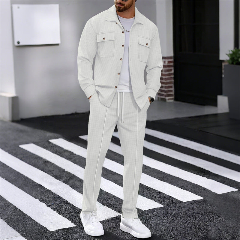PHILIP™ | Ensemble texturé en maille gaufrée pour homme