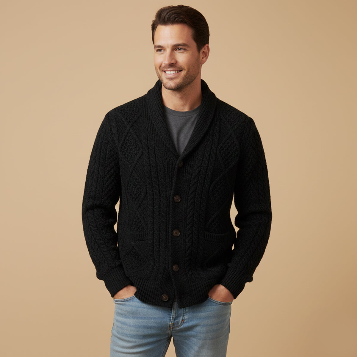 PHILIP™ | Cardigan boutonné sur le devant