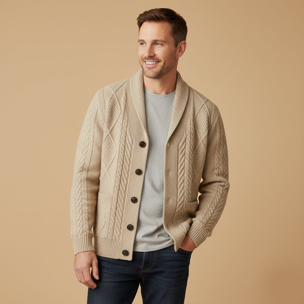 PHILIP™ | Cardigan boutonné sur le devant