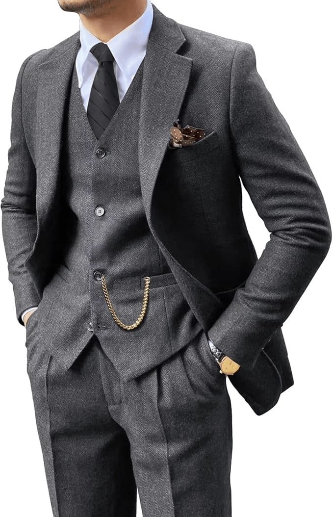 PHILIP | COSTUME À MOTIF EN ÉCHELLE